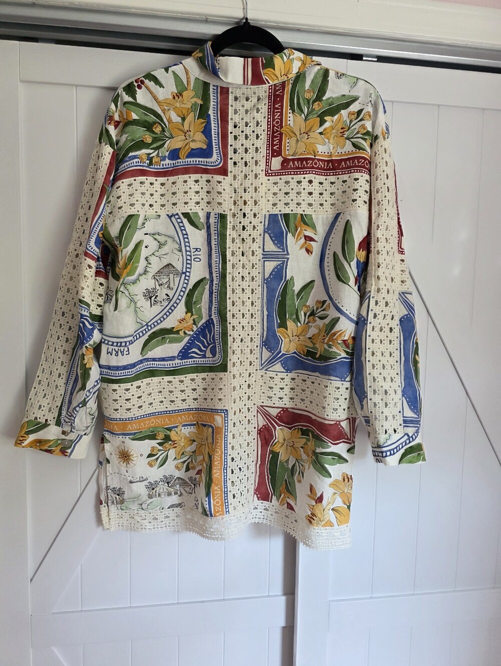 Farm Rio Linen Blend Tropical Set - Picture 7 of 9